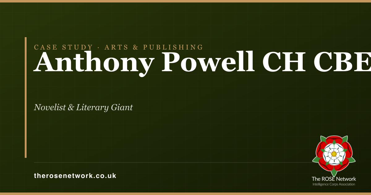 Anthony Powell CH CBE