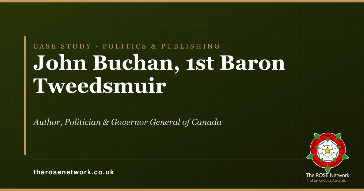 John Buchan, 1st Baron Tweedsmuir