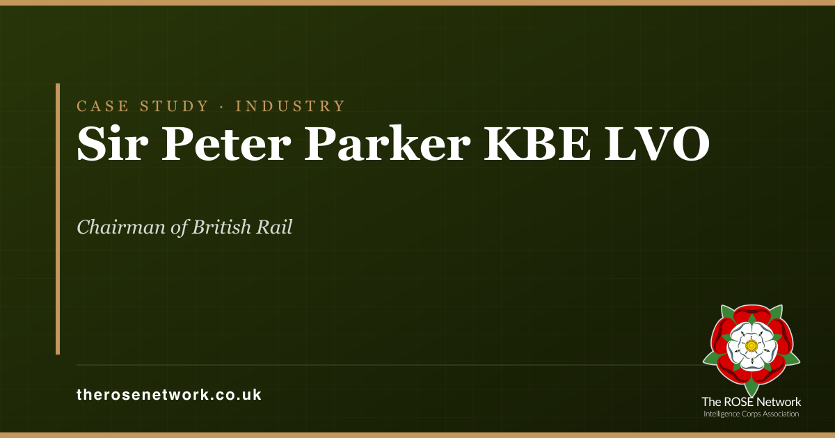 Sir Peter Parker KBE LVO