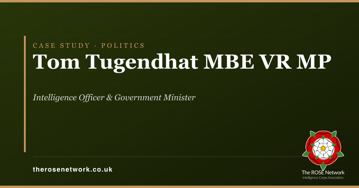 Tom Tugendhat MBE VR MP